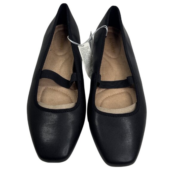 Old Navy Women's Size 9 Black Classic Mary Jane Square-Toe Ballet Flats NWT - Picture 2 of 9